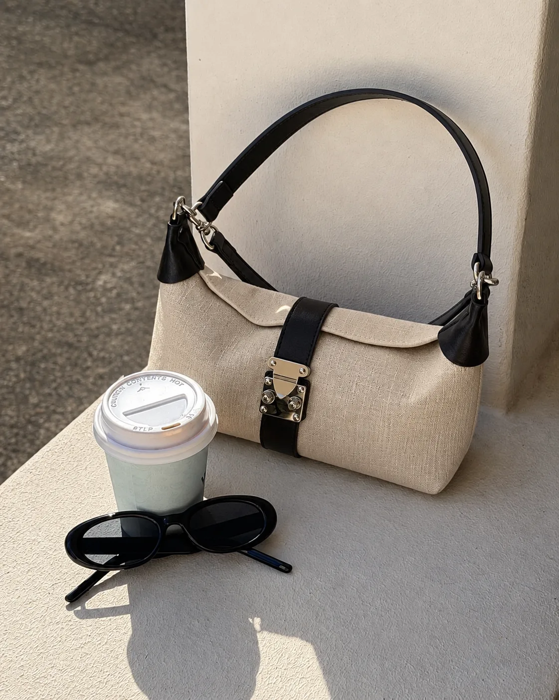Shoulder Bag with Adjustable Belt