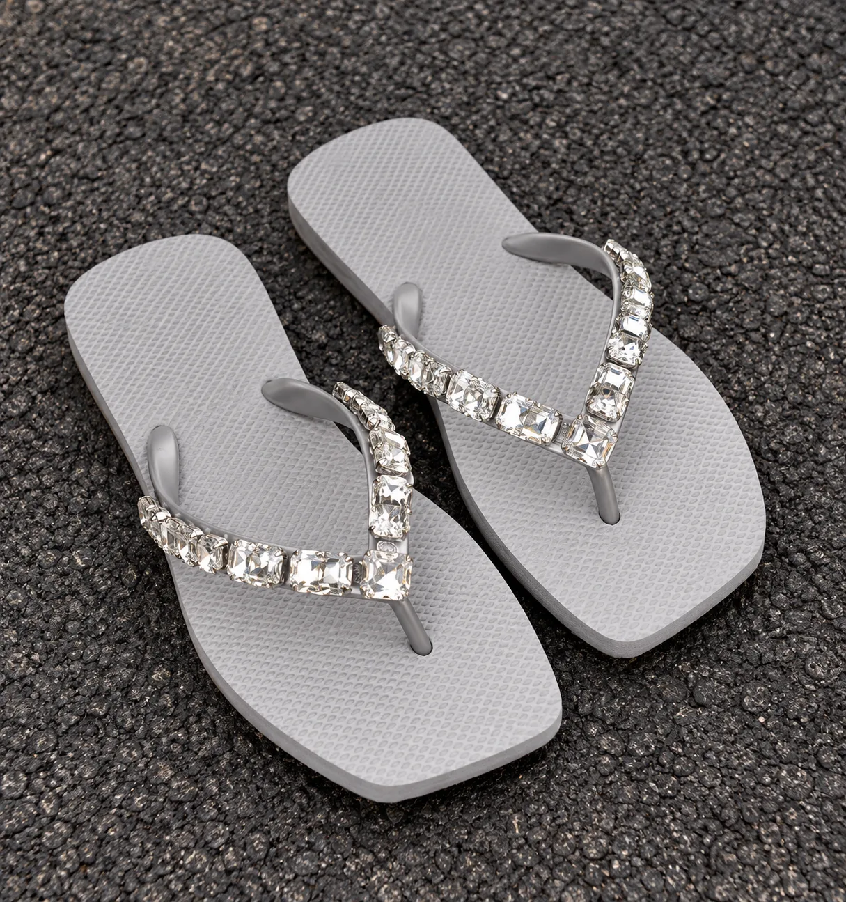 Water Glam Flipflop, Crystal