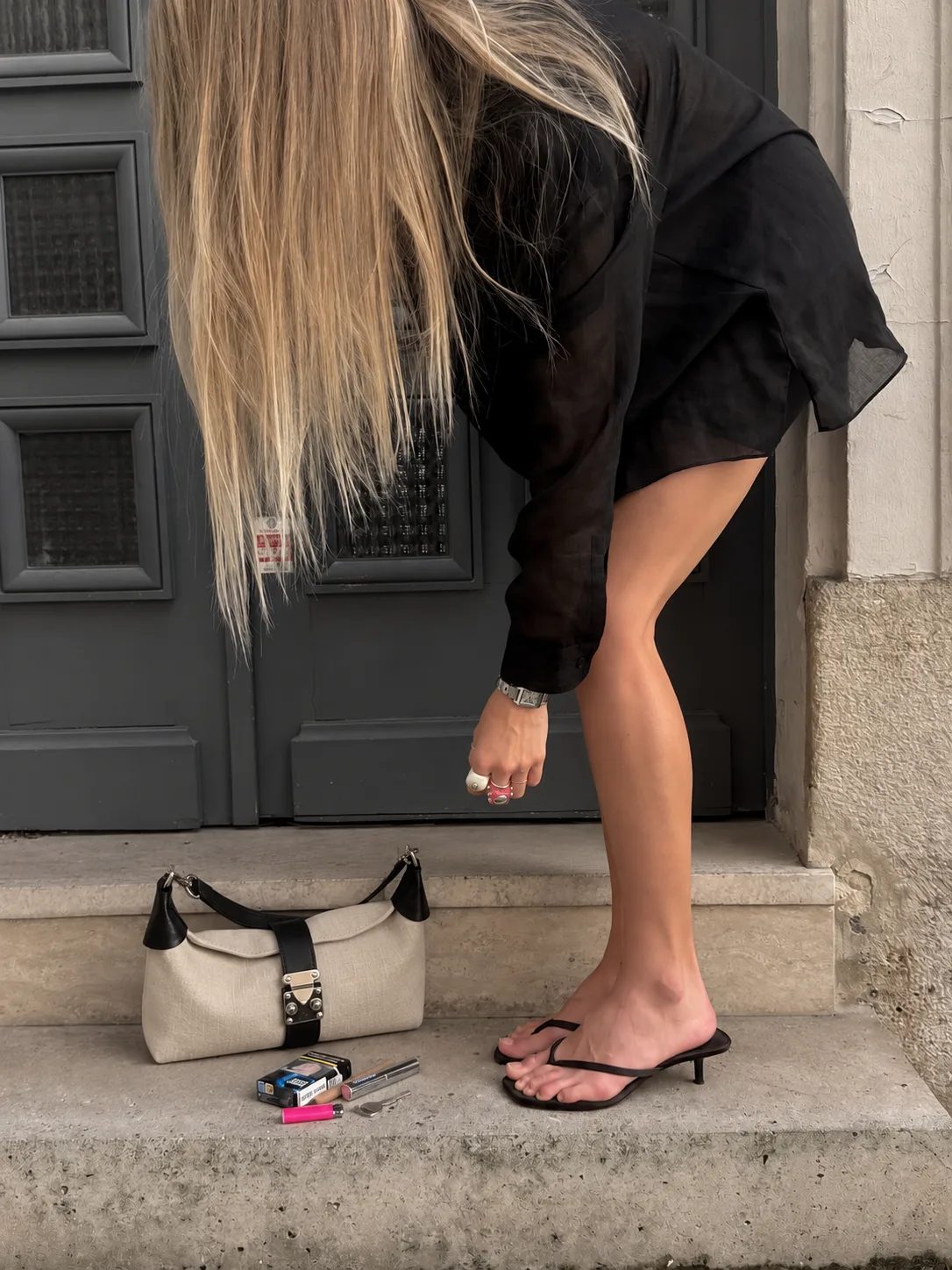 Shoulder Bag with Adjustable Belt