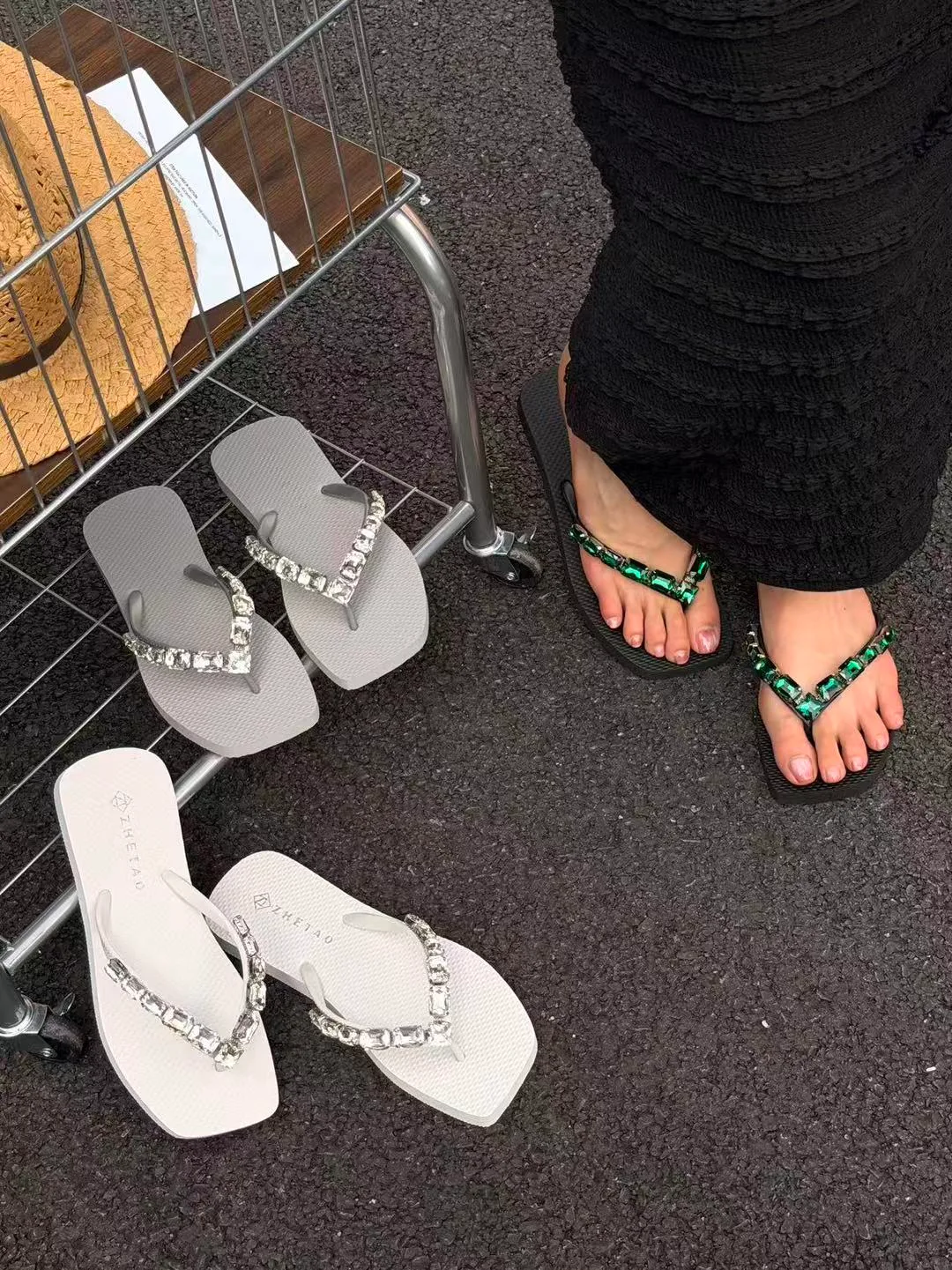 Water Glam Flats